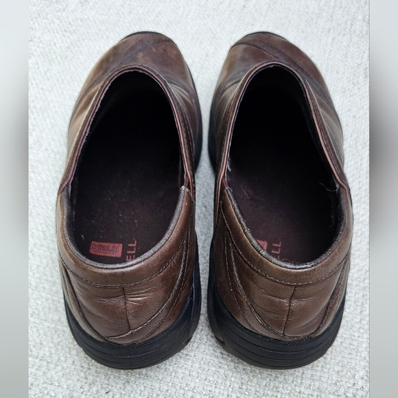 Merrell Brown Leather Comfort Shoes, Casual Loafers, Stretch Side Size 9 - Picture 5 of 10